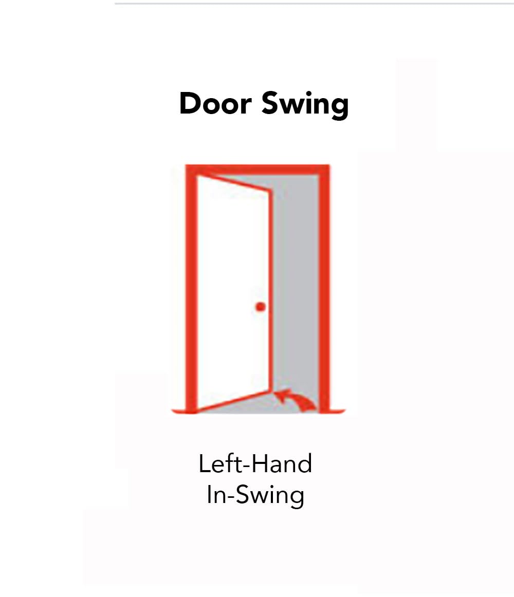 Fiberglass Front Entry Door 36" x 80" with Sidelite M376722