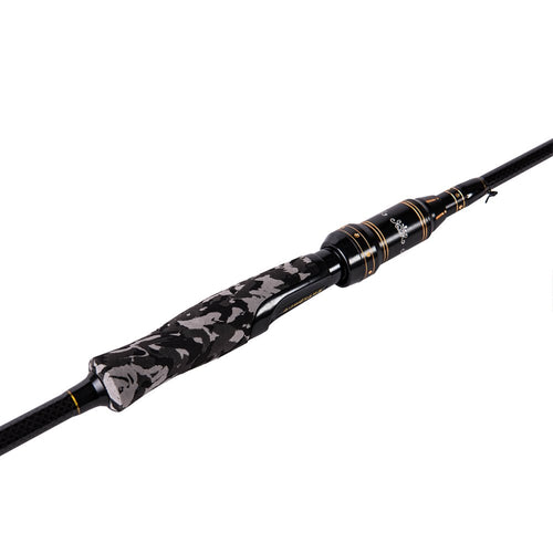 2 Piece 7 Feet 24 Ton Carbon Fiber Spincasting Fishing Rod with 2 Tips I216869