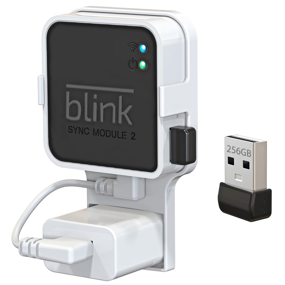 256GB USB Flash Drive with Outlet Wall Mount C28570