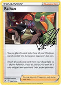 Reverse Foil Pokemon Trainer Autograph Card I87889
