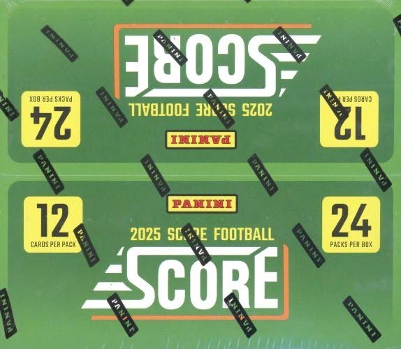 24 Pack Football Cards Box with 288 Cards A382241