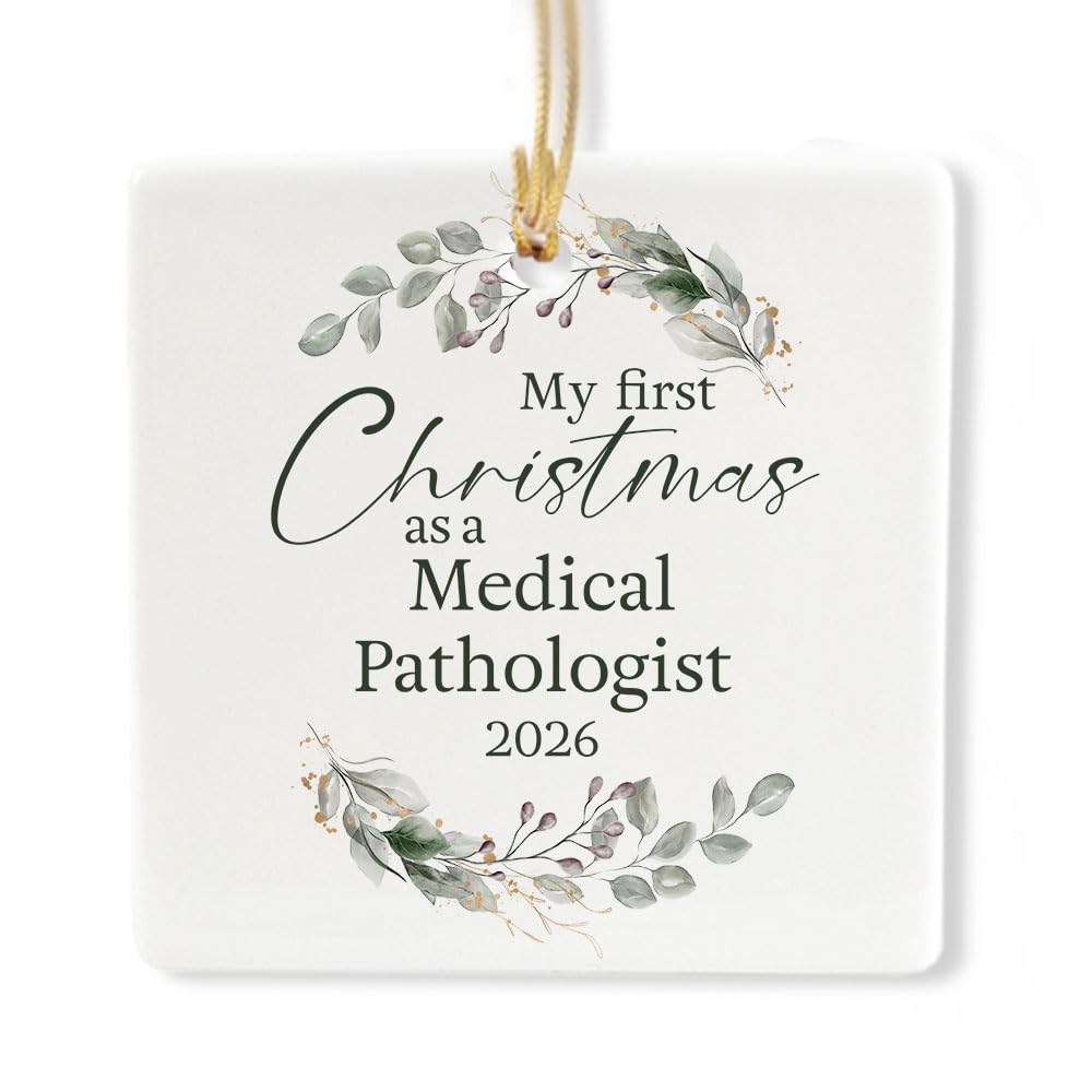 Ceramic 3-inch Square-Shaped Ornament R55731