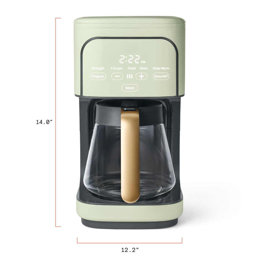 Sage Green 12-Cup Programmable Drip Coffee Maker O8322