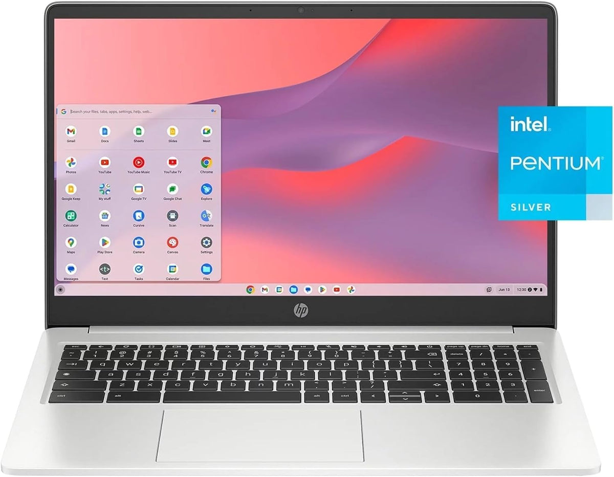 15.6in Silver Chromebook W8601