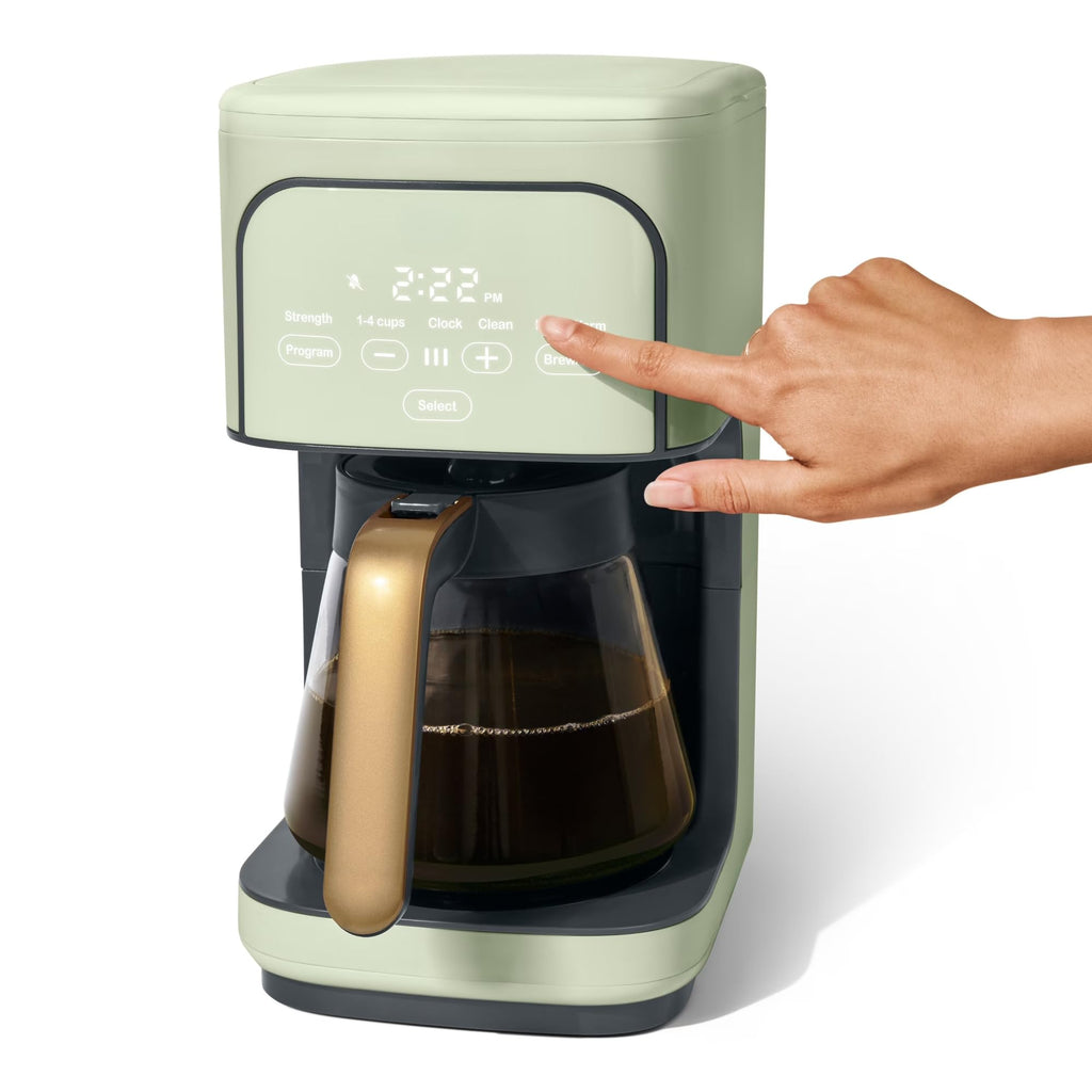 Sage Green 12-Cup Programmable Drip Coffee Maker O8322