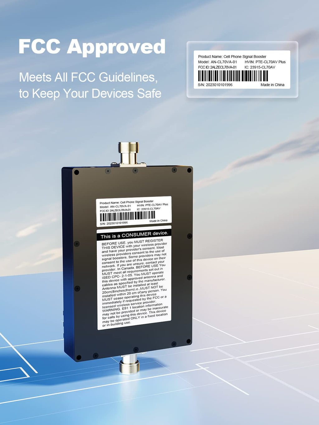 Cell Phone Signal Booster L829708