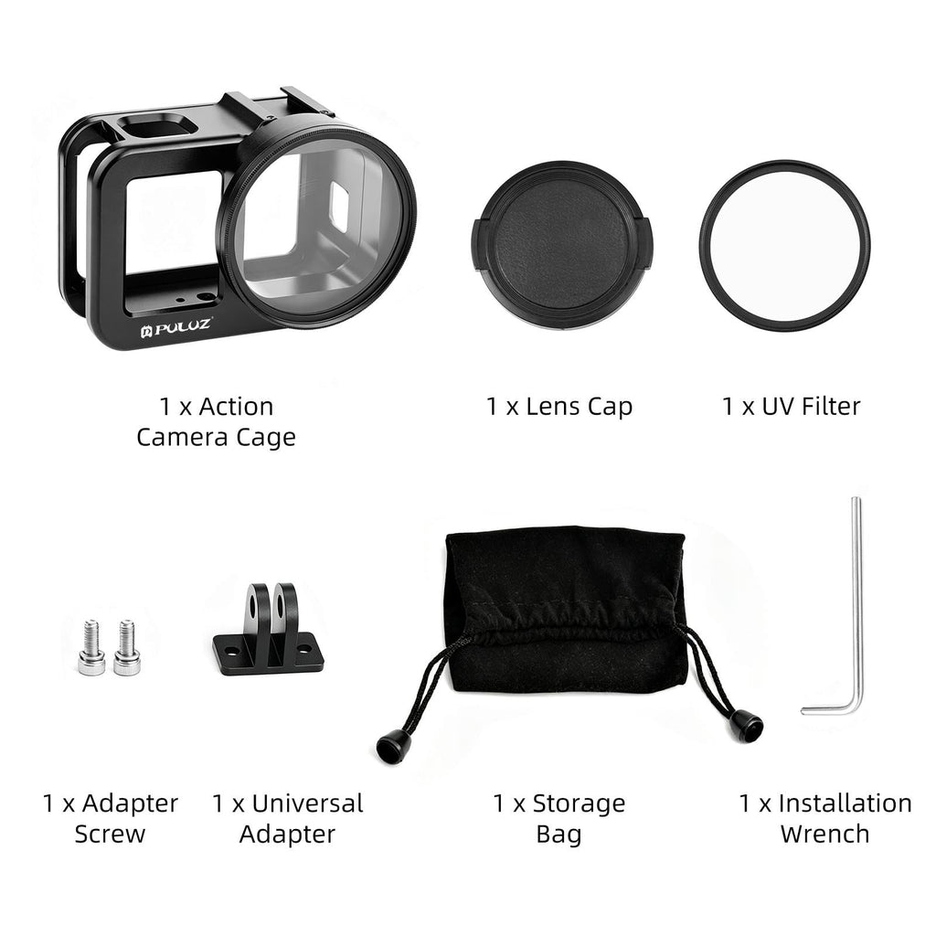 Aluminum Alloy Cage with UV Lens W2894