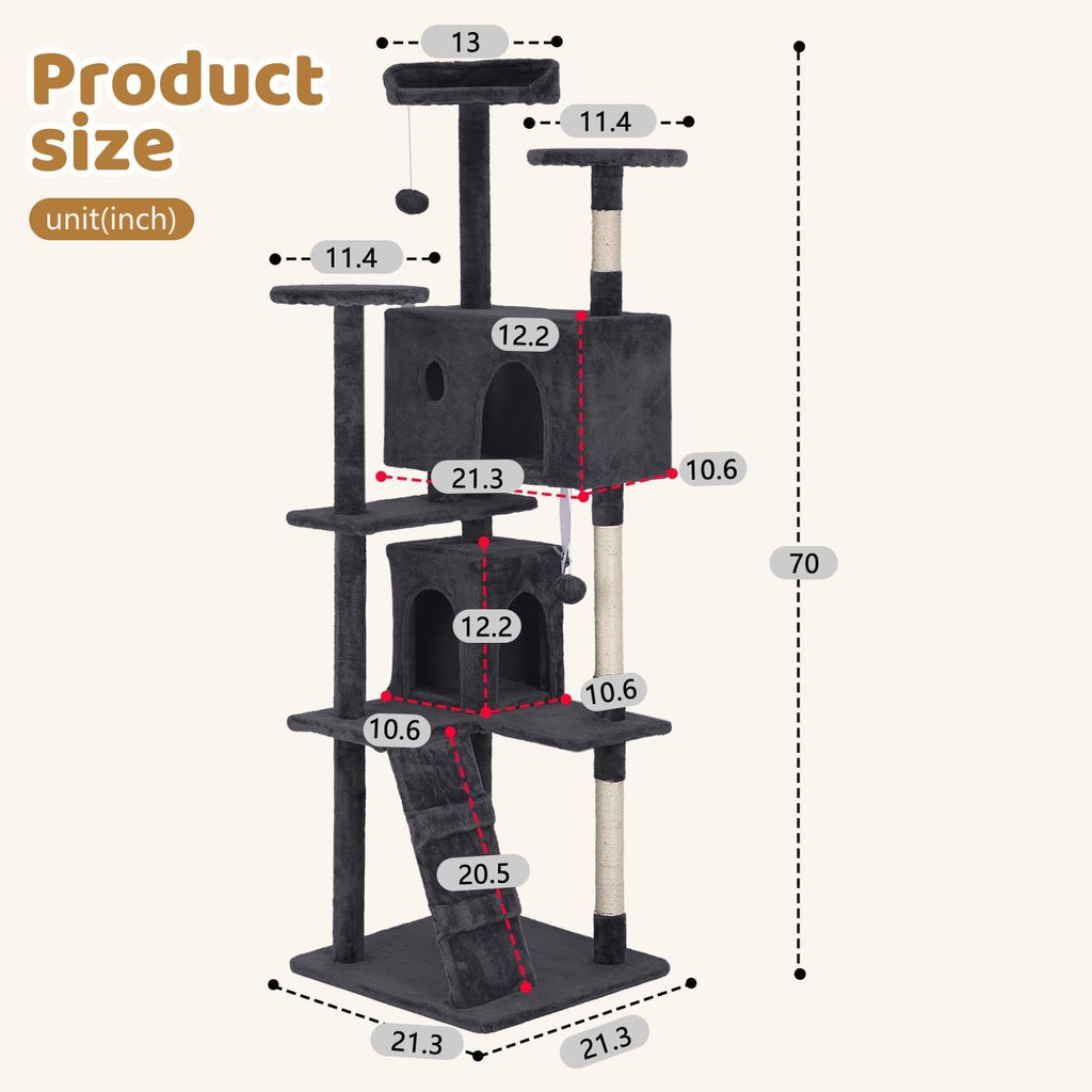 70" Multi-Level Cat Tree N417903