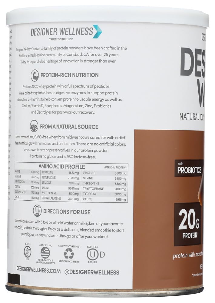 Whey Protein Powder Gourmet Chocolate 12-Ounce Pack of 2 J790