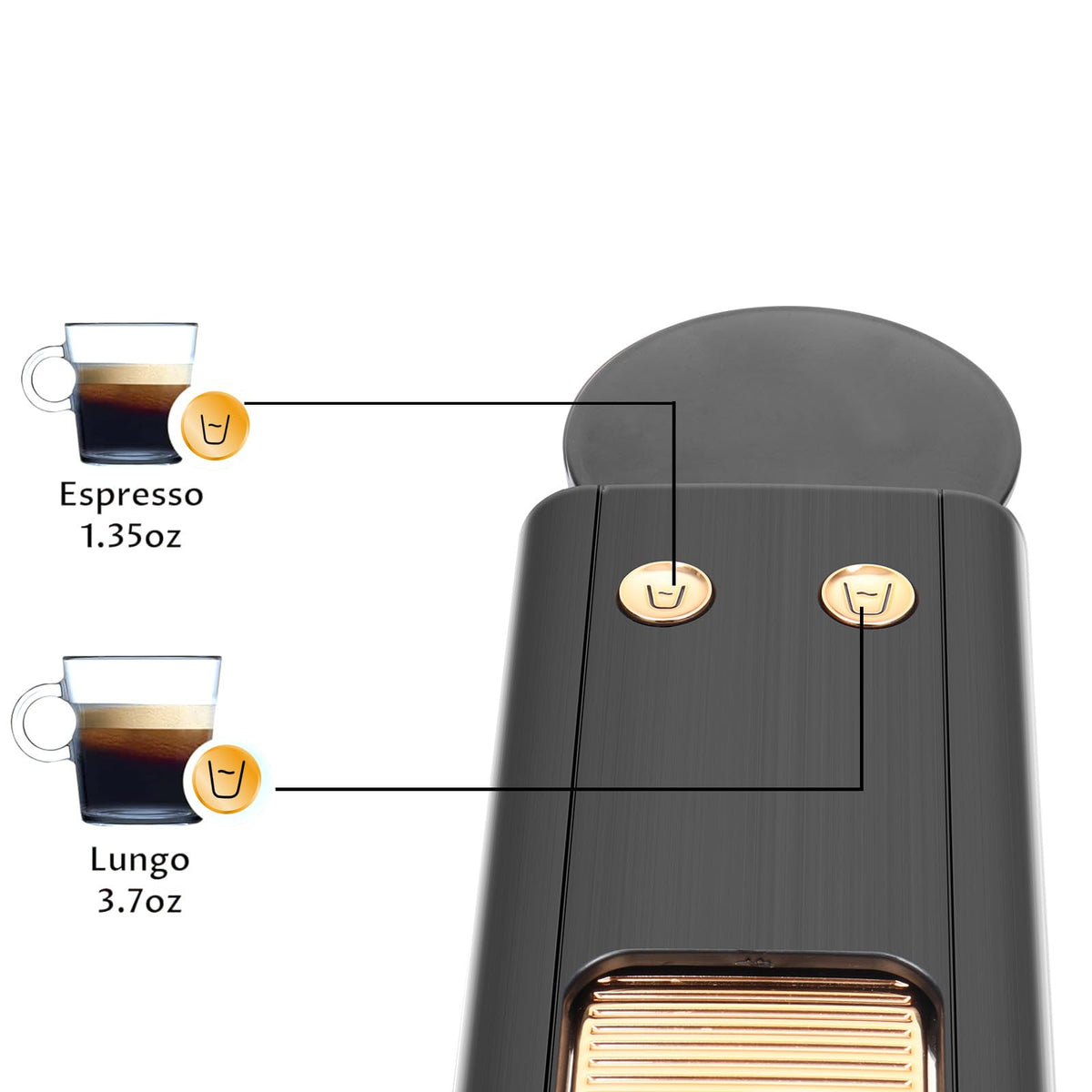 20 Bar Programmable Espresso Machine with 18oz Tank M72840