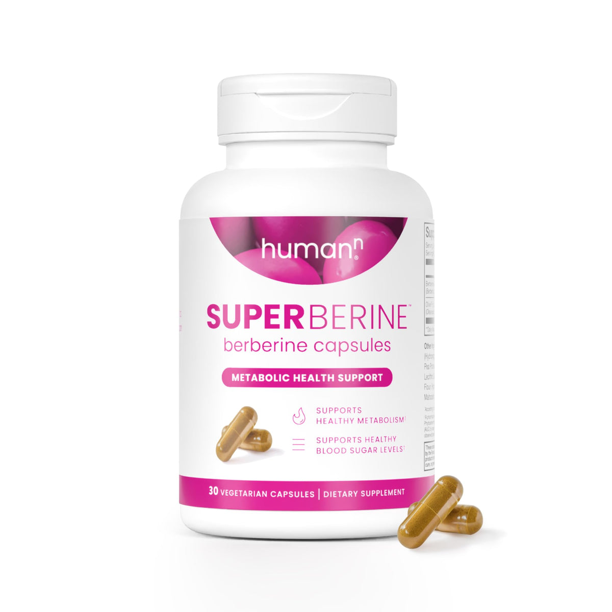 550mg Berberine Capsules 30 Ct L314