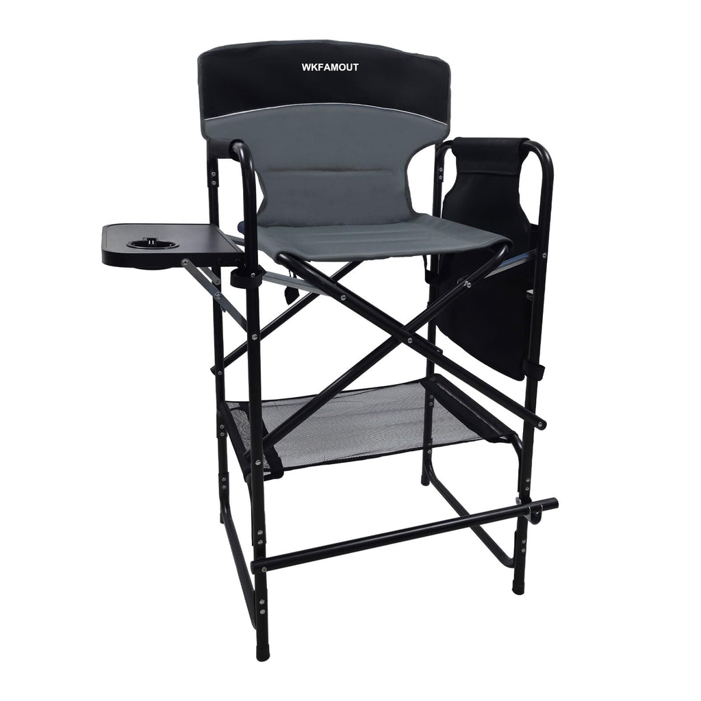Tall Folding Director Chair with Side Table Carry Bag C47983