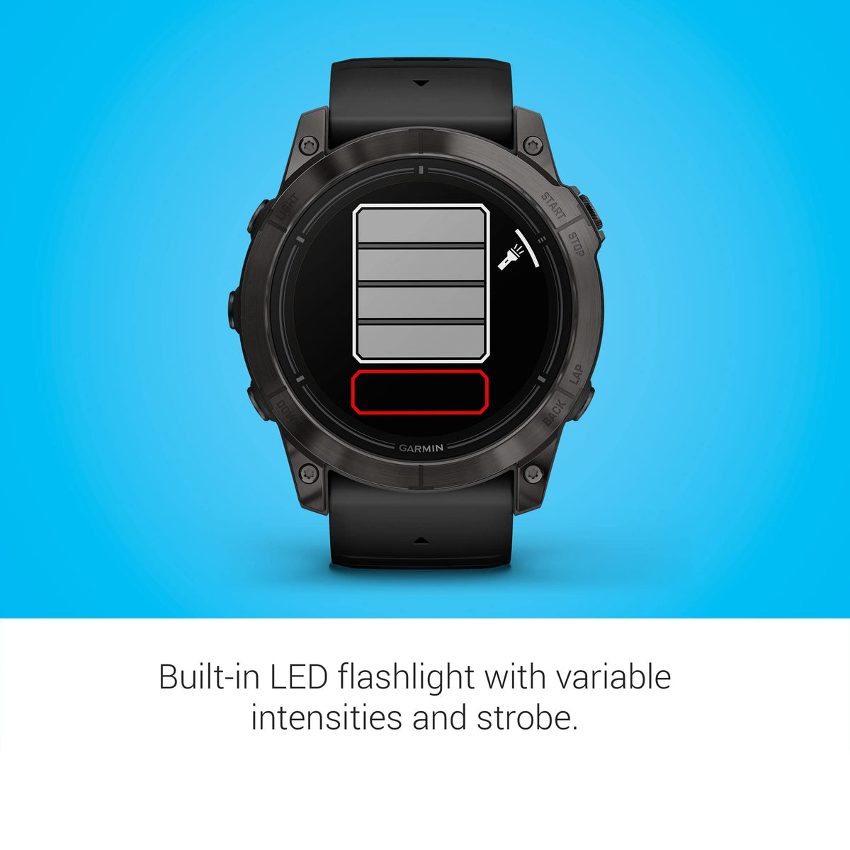 Black 51mm Smartwatch U7796