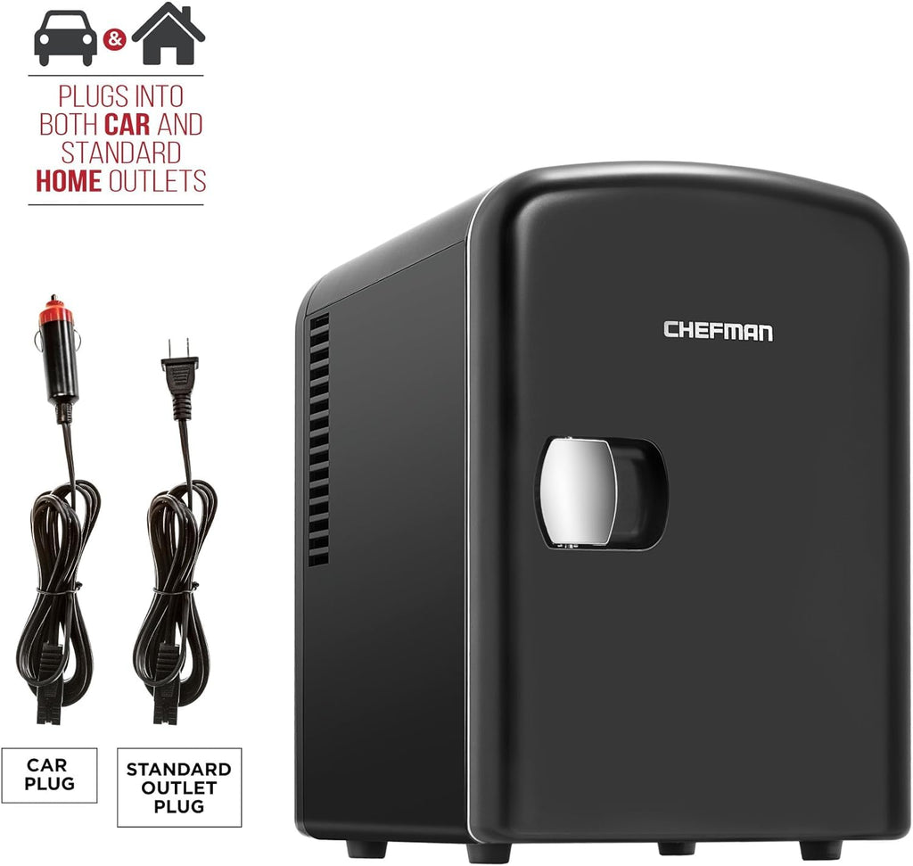 Black Portable Mini Fridge 4-liter G87376