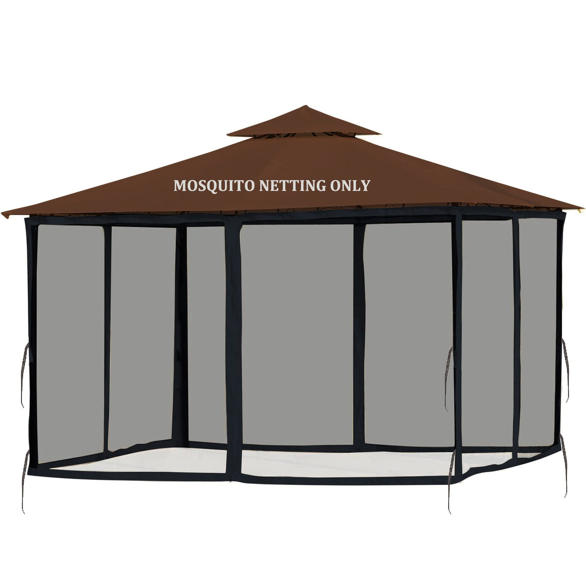 10x12 FT Black Mosquito Netting G960769