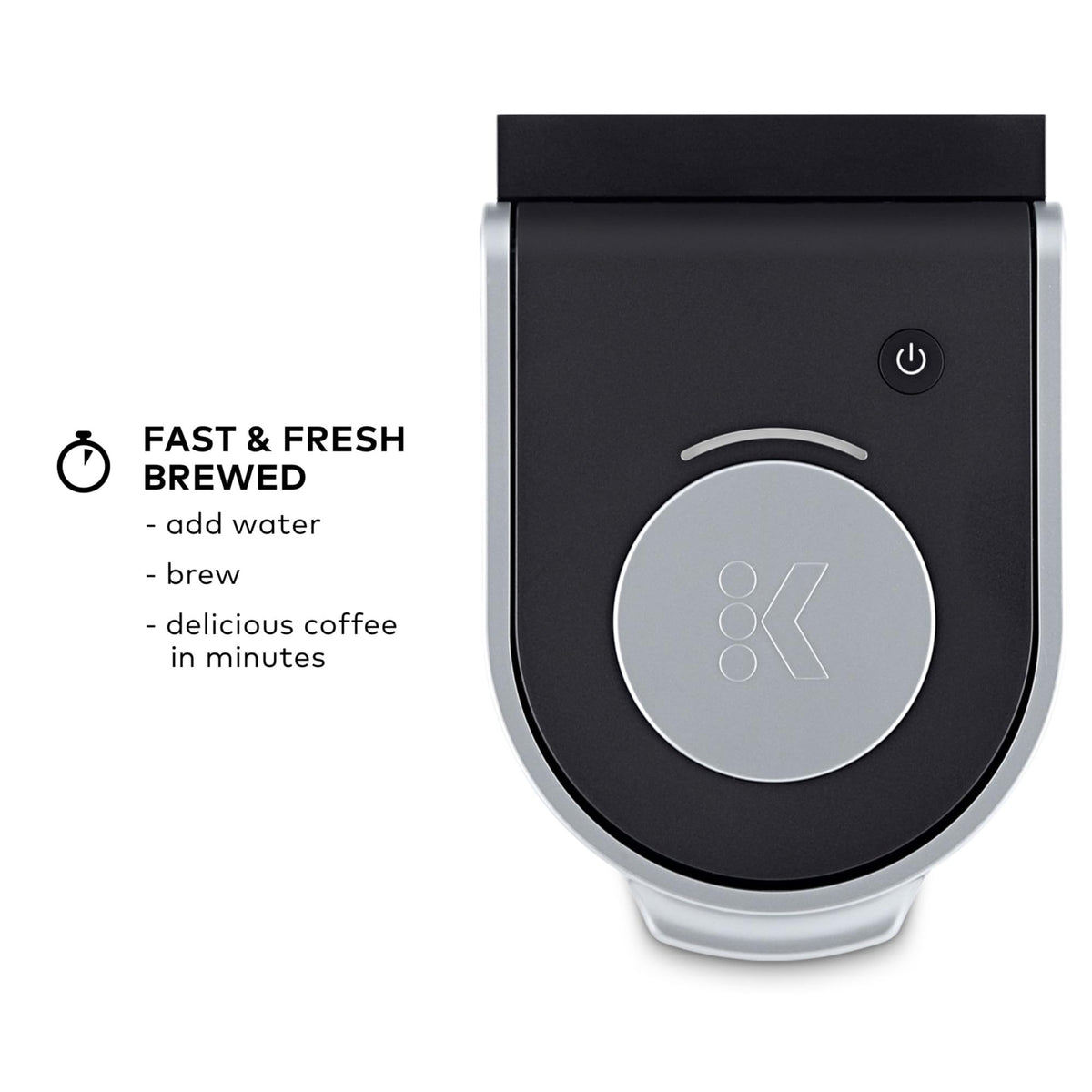 Single Serve K-Cup Pod Coffee Maker, 6 to 12oz Brew Size, Black V1402