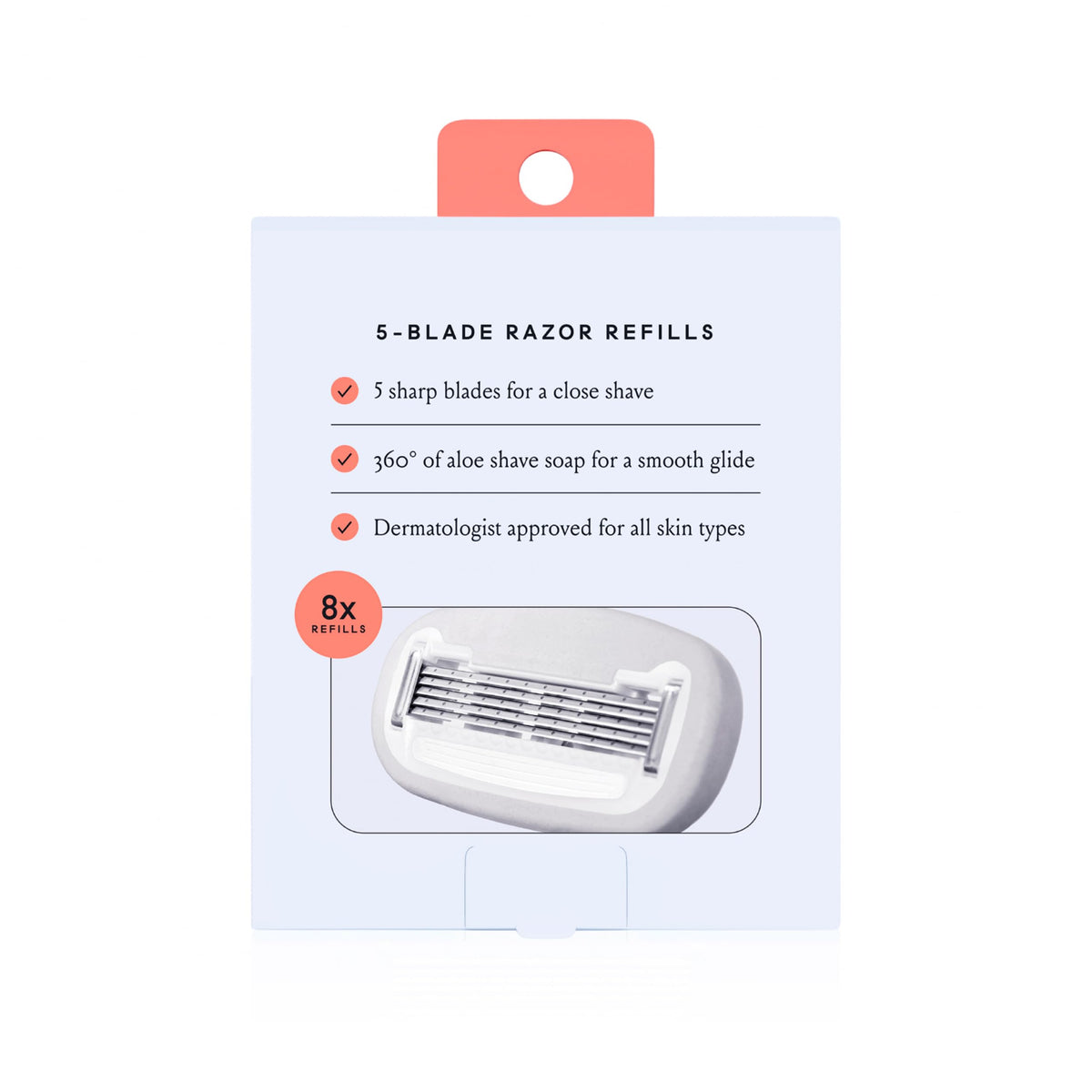 Women’s Razor Refill Blades 5-Blade Cartridges 8 count H562