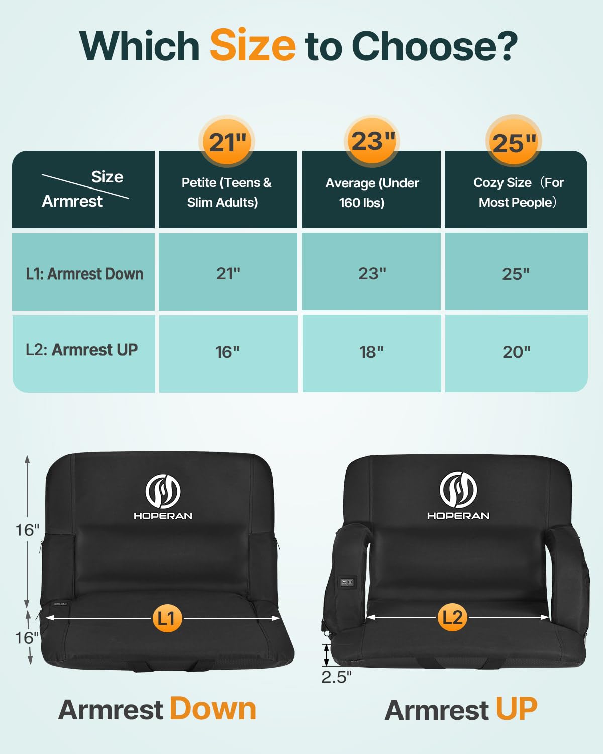 Massage Heated Stadium Seats for Bleachers S935