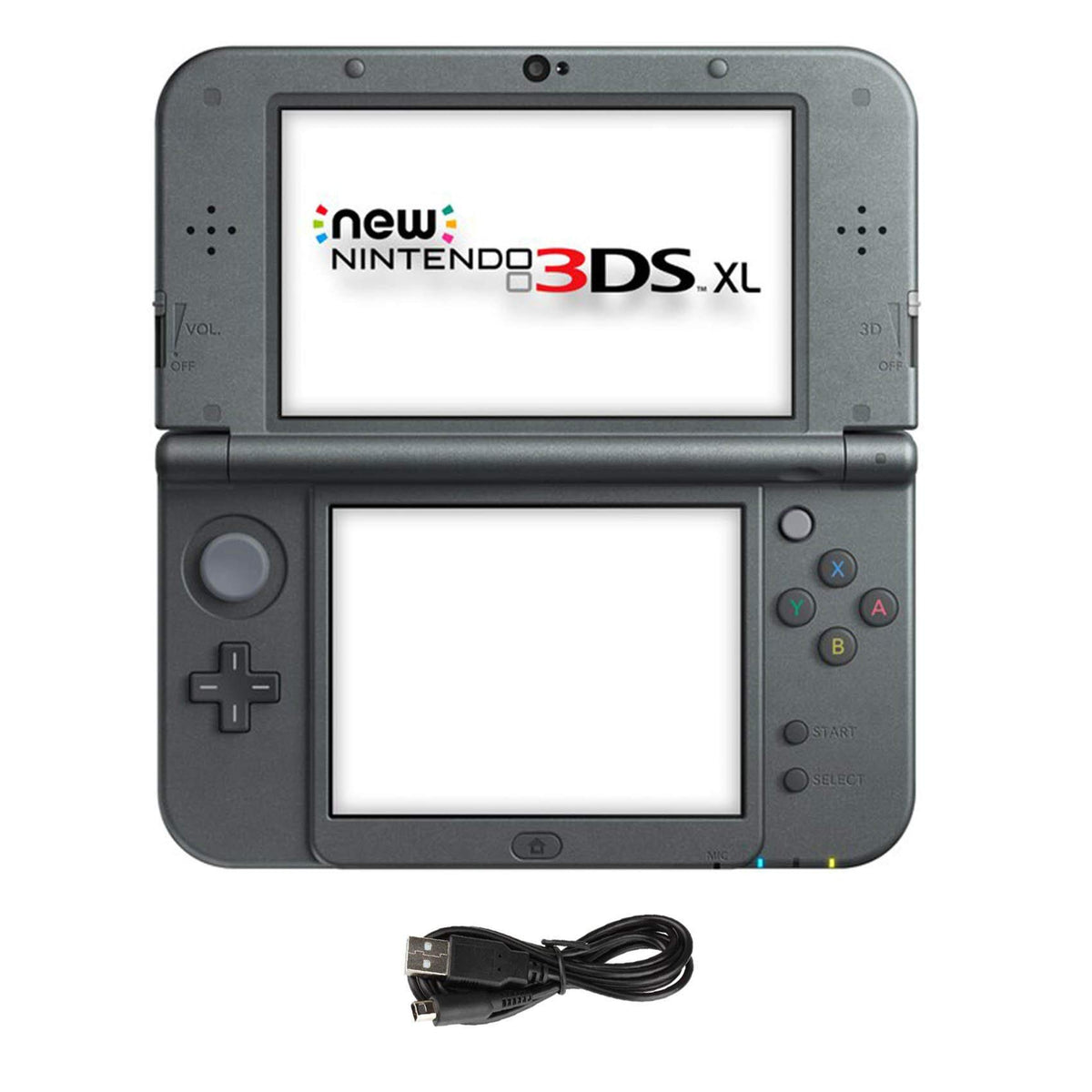 Black Handheld Console and AC Adapter N644