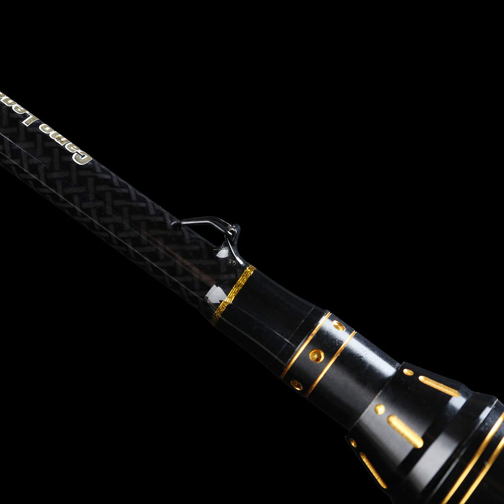 2 Piece 7 Feet 24 Ton Carbon Fiber Spincasting Fishing Rod with 2 Tips I216869
