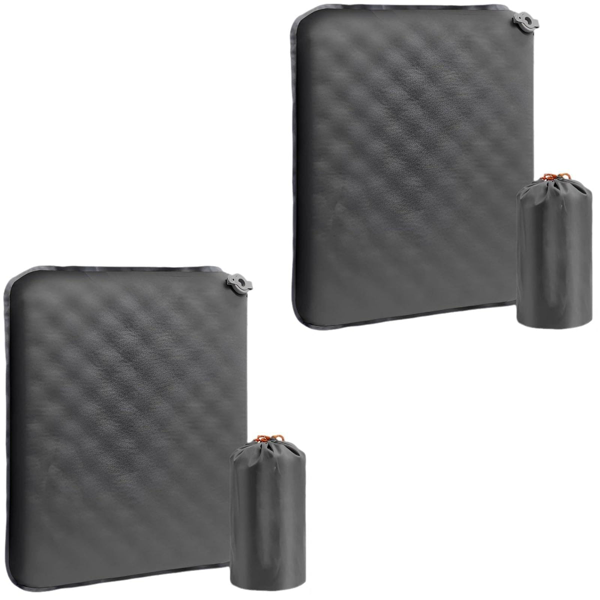 2 Pcs Inflatable Nylon TPU Seat Cushion Z877