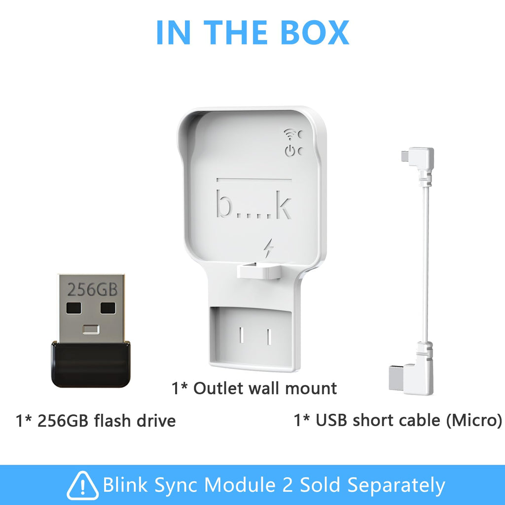 256GB USB Flash Drive with Outlet Wall Mount C28570
