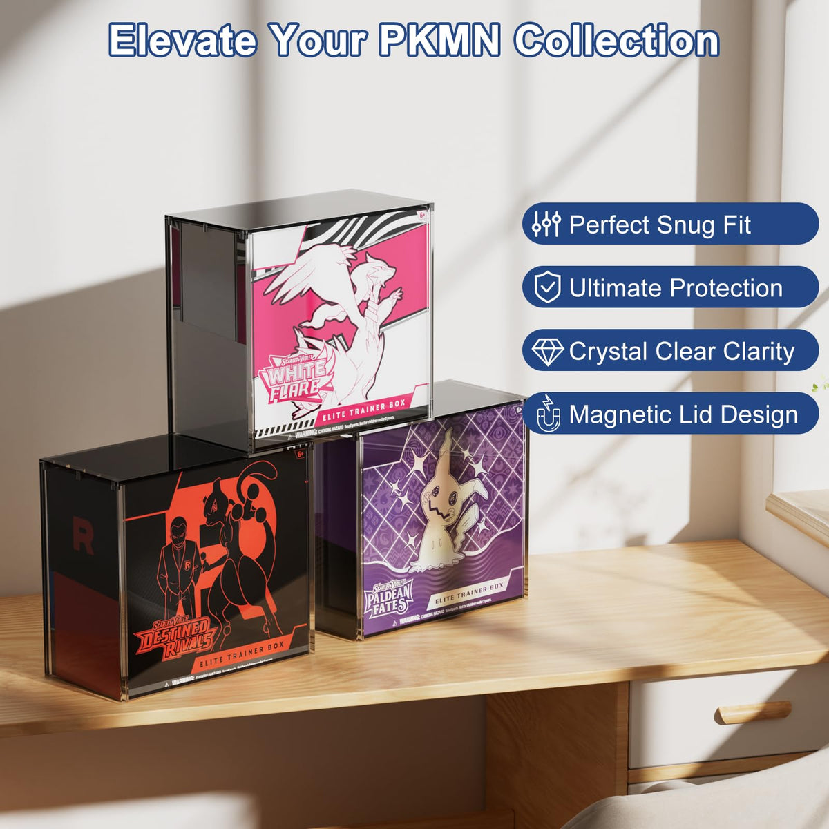 Acrylic Elite Trainer Box Display Case F5132