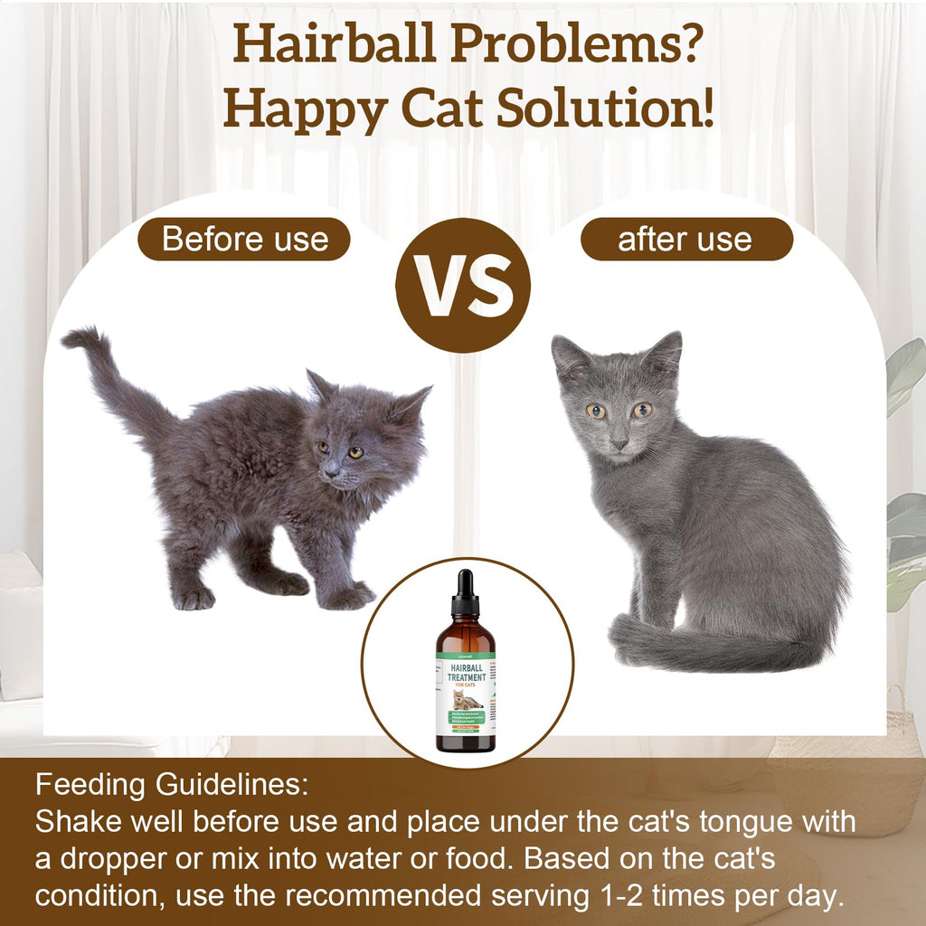 Cat Hairball Remedy with Natural Ingredients & Vitamins W1115