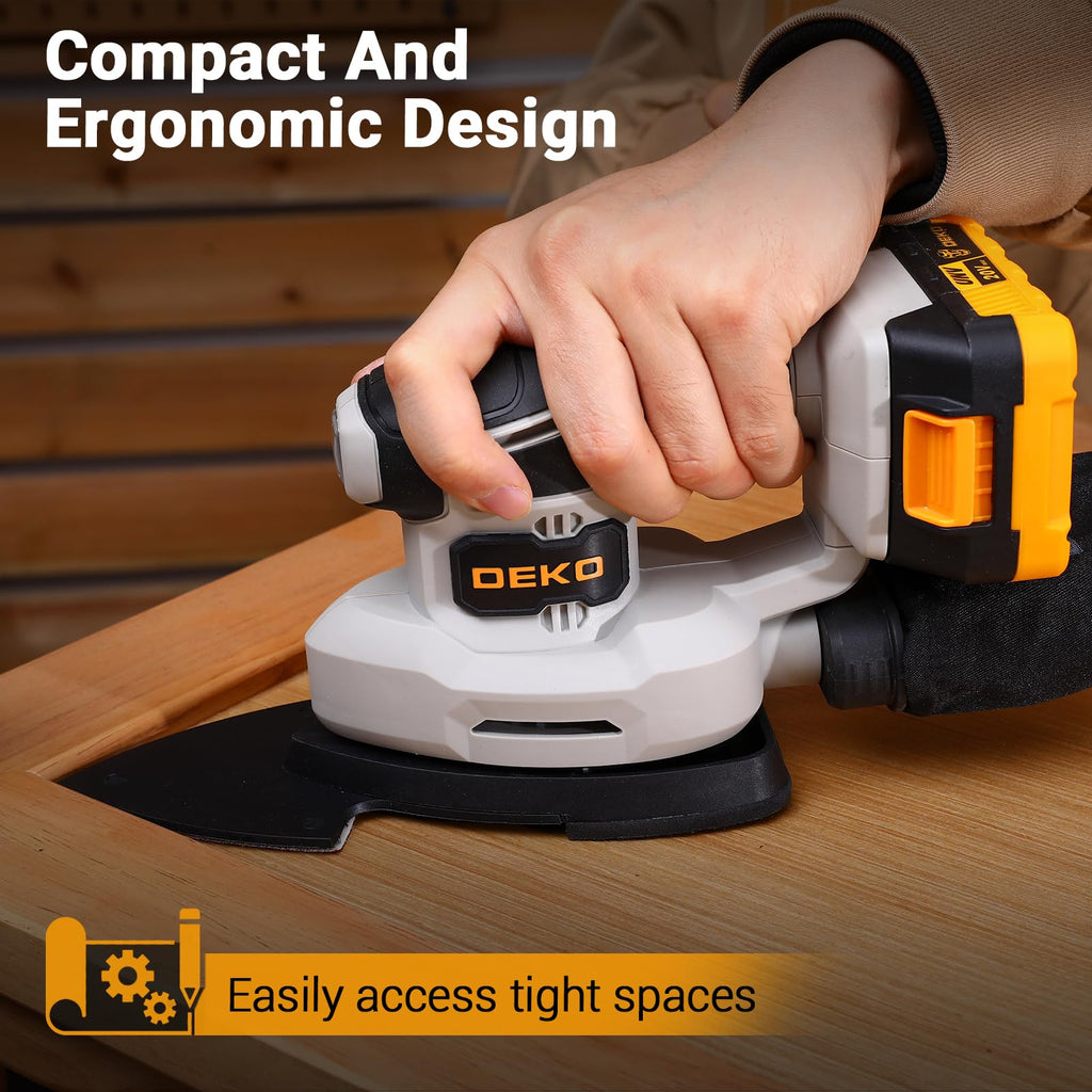 Cordless Detail Sander with Dust Collector Z42776