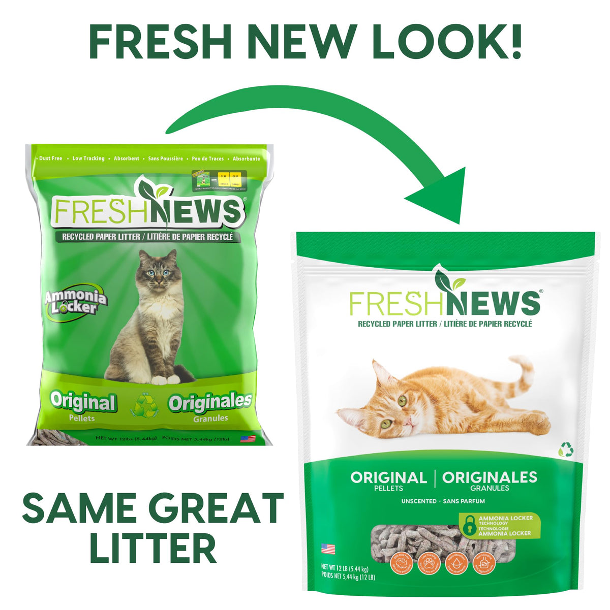Non-Clumping Paper Cat Litter 25 Pound N72014