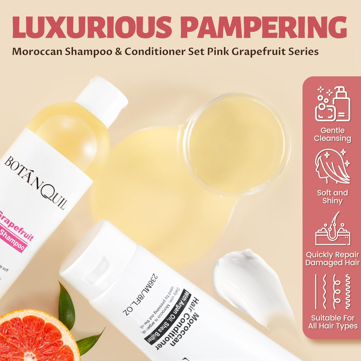 Argan Oil Shampoo and Conditioner Set G821464