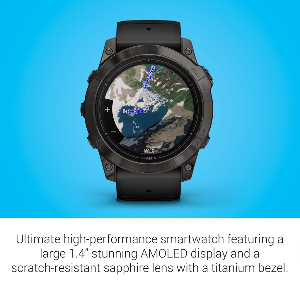 Black 51mm Smartwatch U7796
