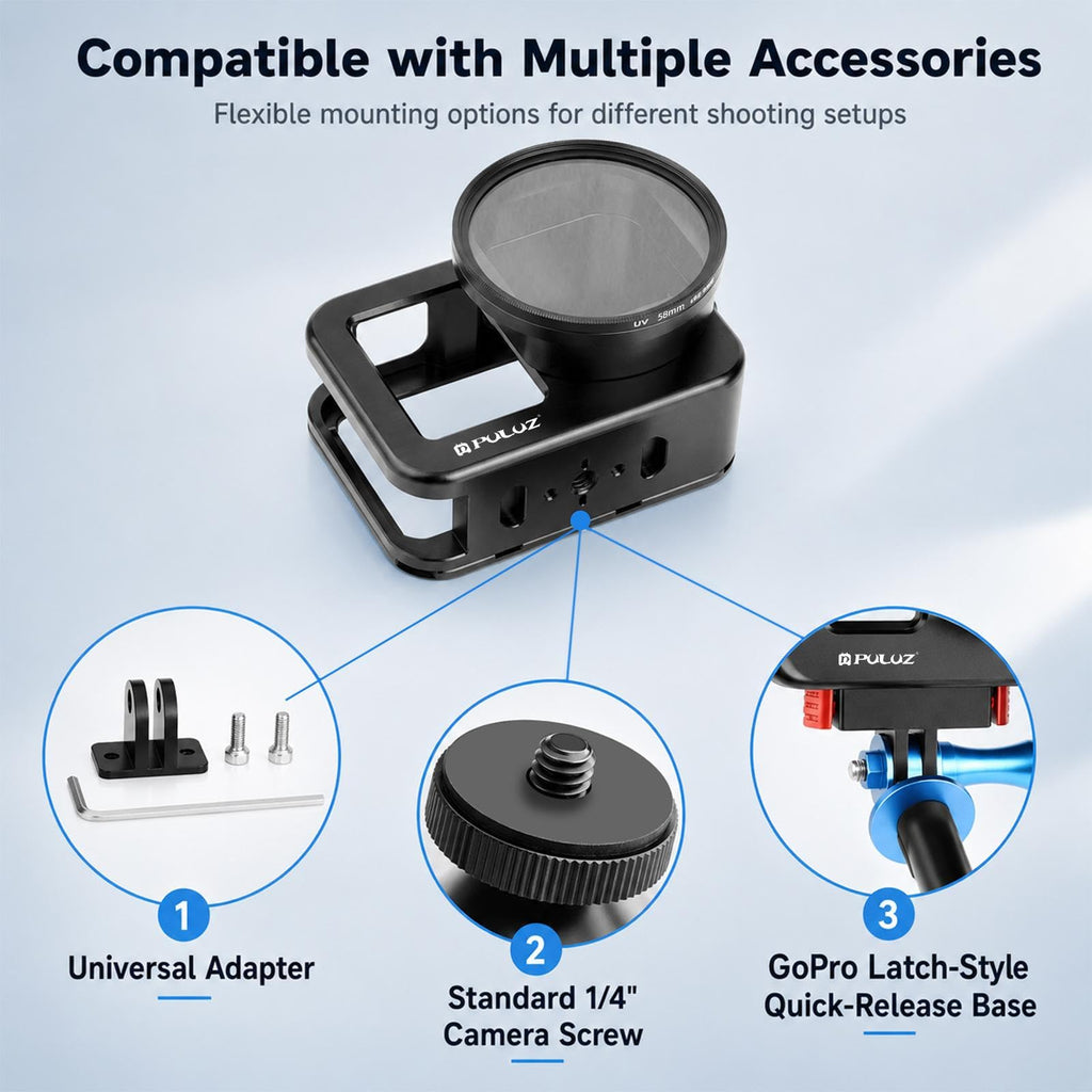 Aluminum Alloy Cage with UV Lens W2894