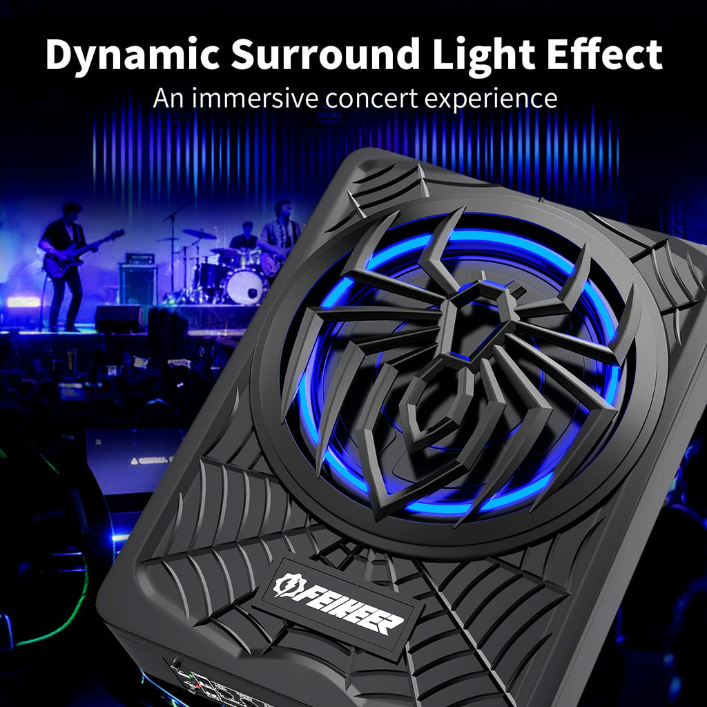 1200W Slim Underseat Subwoofer and Amp Package F229