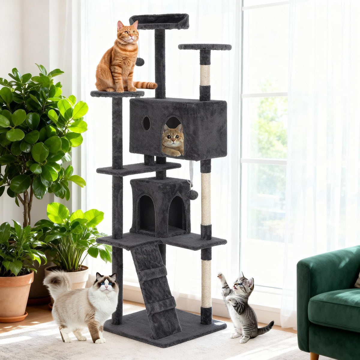 70" Multi-Level Cat Tree N417903