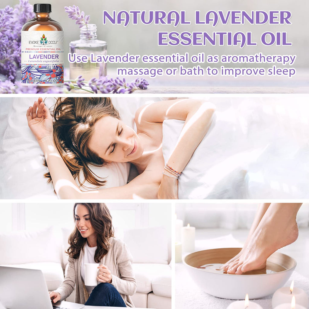 Rosemary Tea Tree Lavender Peppermint Cinnamon Essential Oil 4 FL Oz X142223