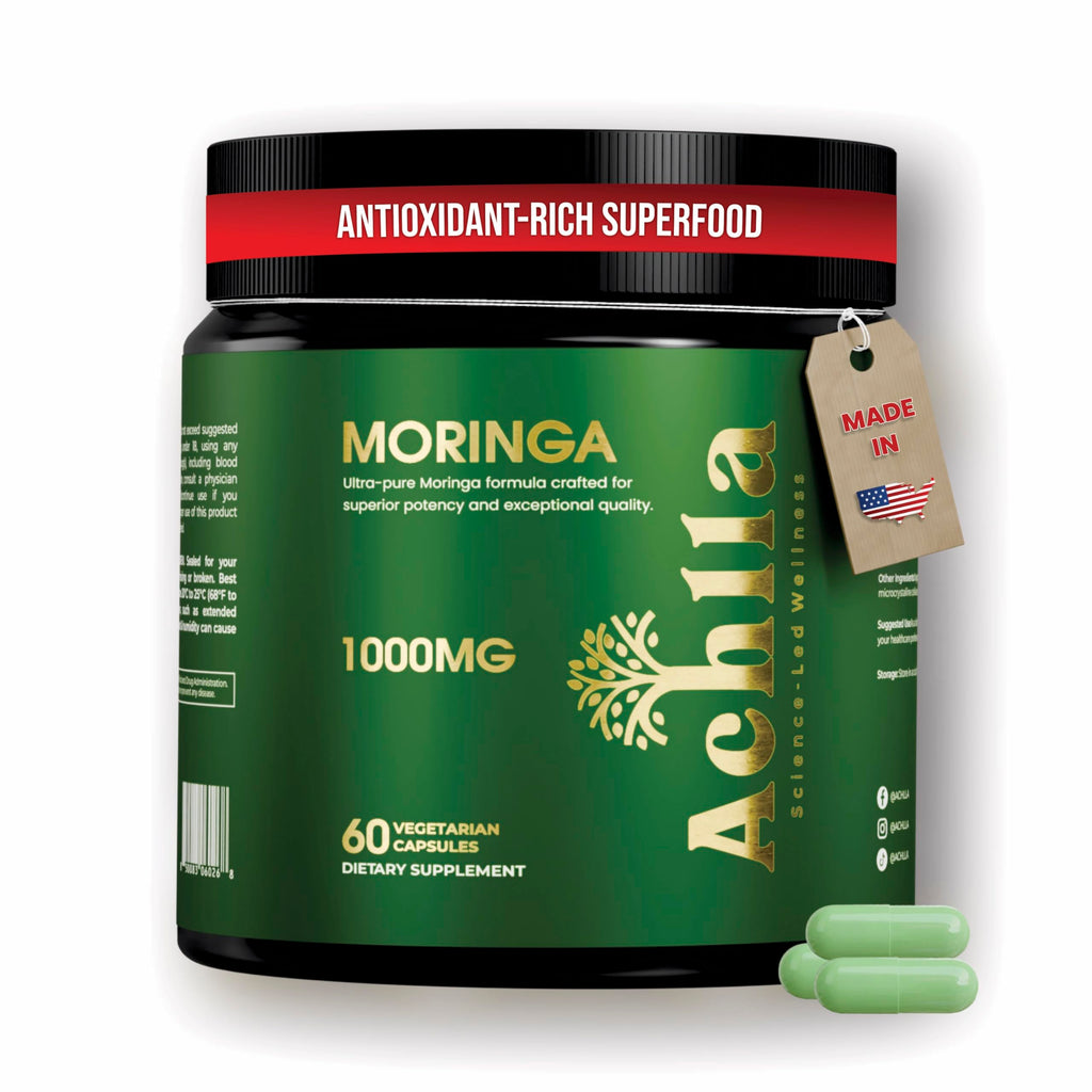 Organic Moringa Leaf 1000mg 60 Capsules P522