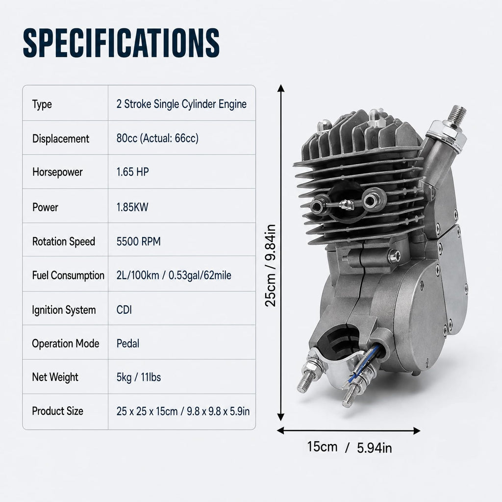 2 Stroke Bicycle Engine Kit K514