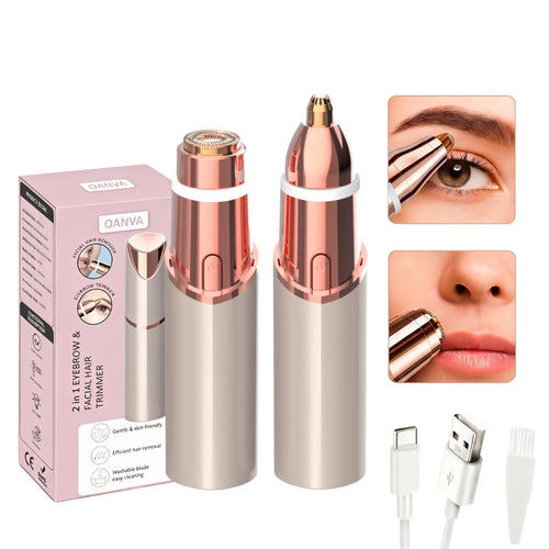 2 in 1 Facial & Eyebrow Hair Trimmer H449
