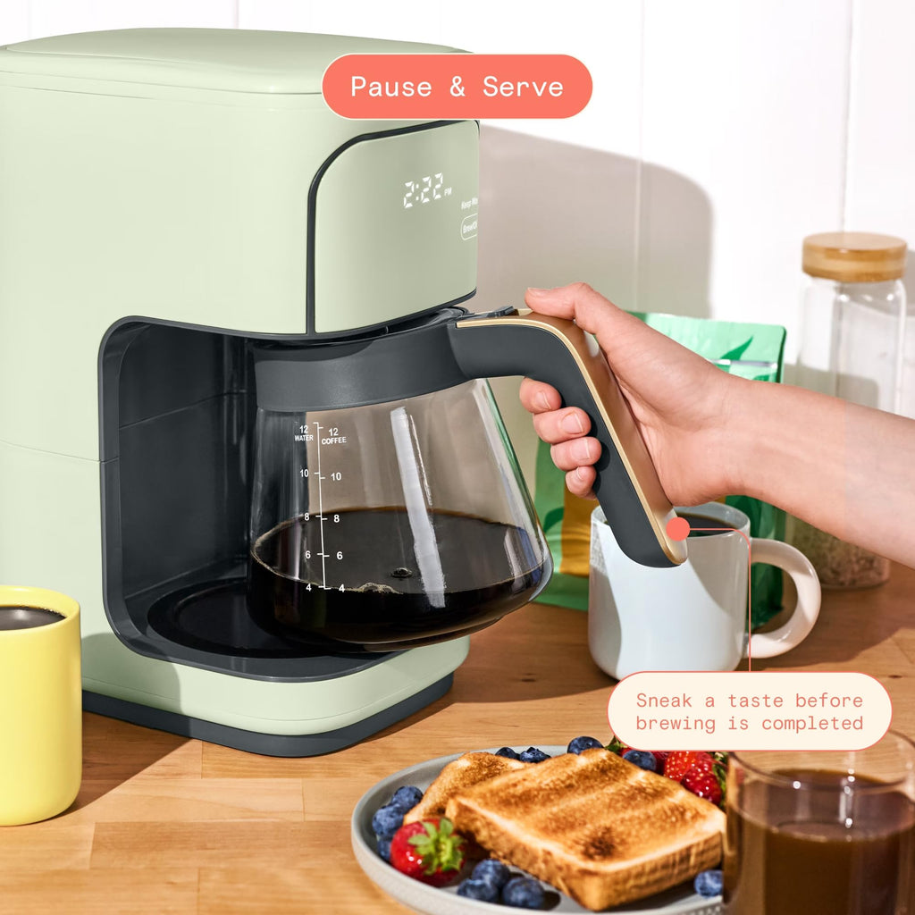 Sage Green 12-Cup Programmable Drip Coffee Maker O8322