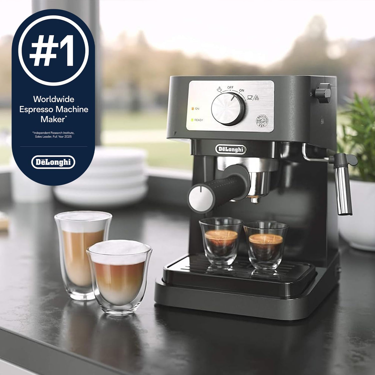 Compact Manual Espresso Machine D810275