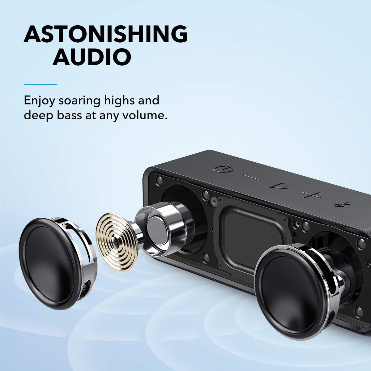 Bluetooth Speaker IPX5 Waterproof Stereo Sound P84984
