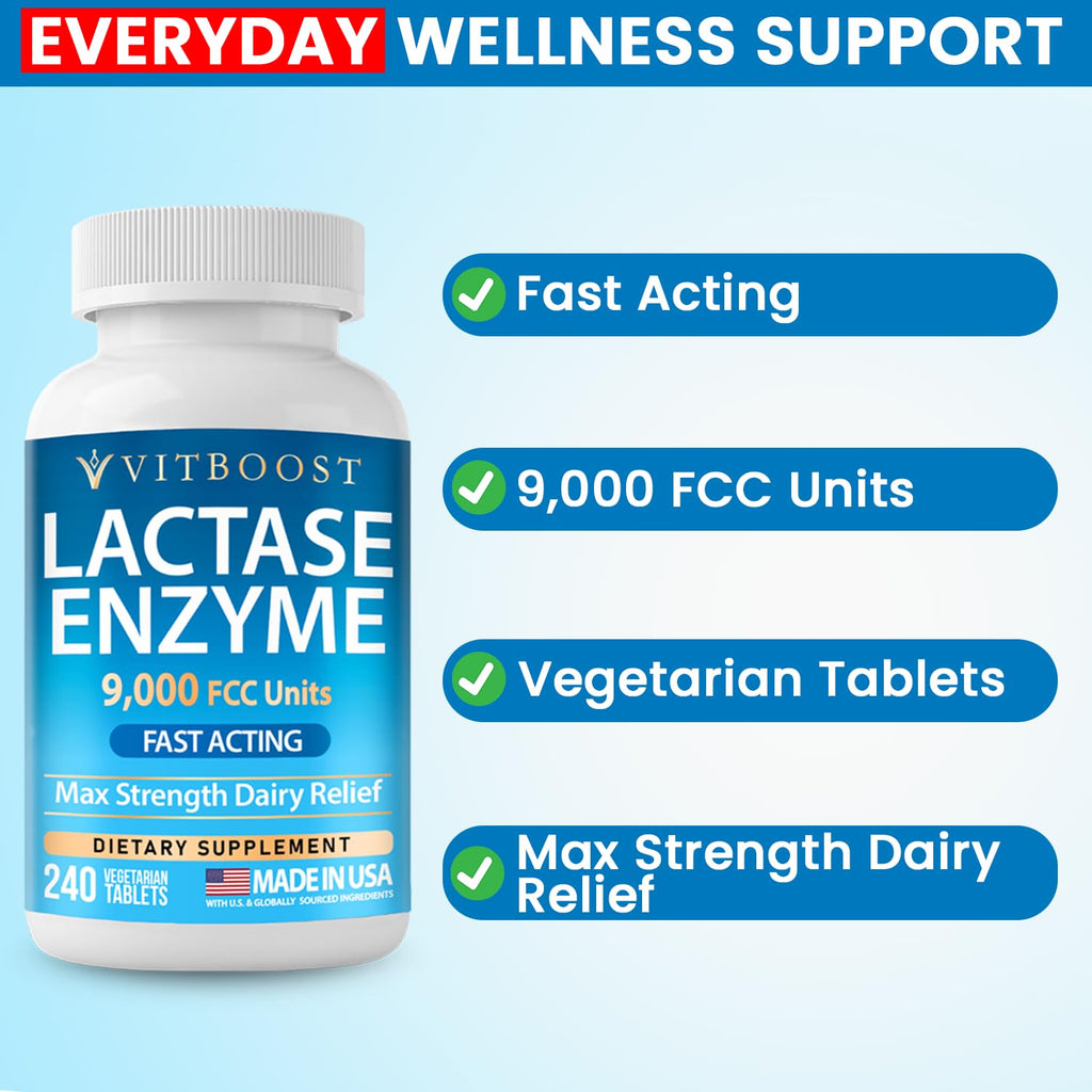 Lactase Enzyme 240 Tablets C106851