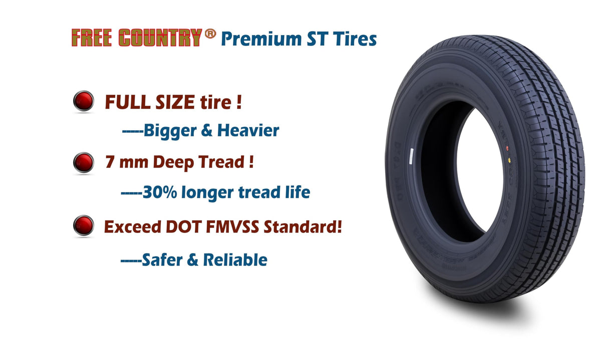 Trailer Tire ST205/75R15 8PR LRD 107N H27093
