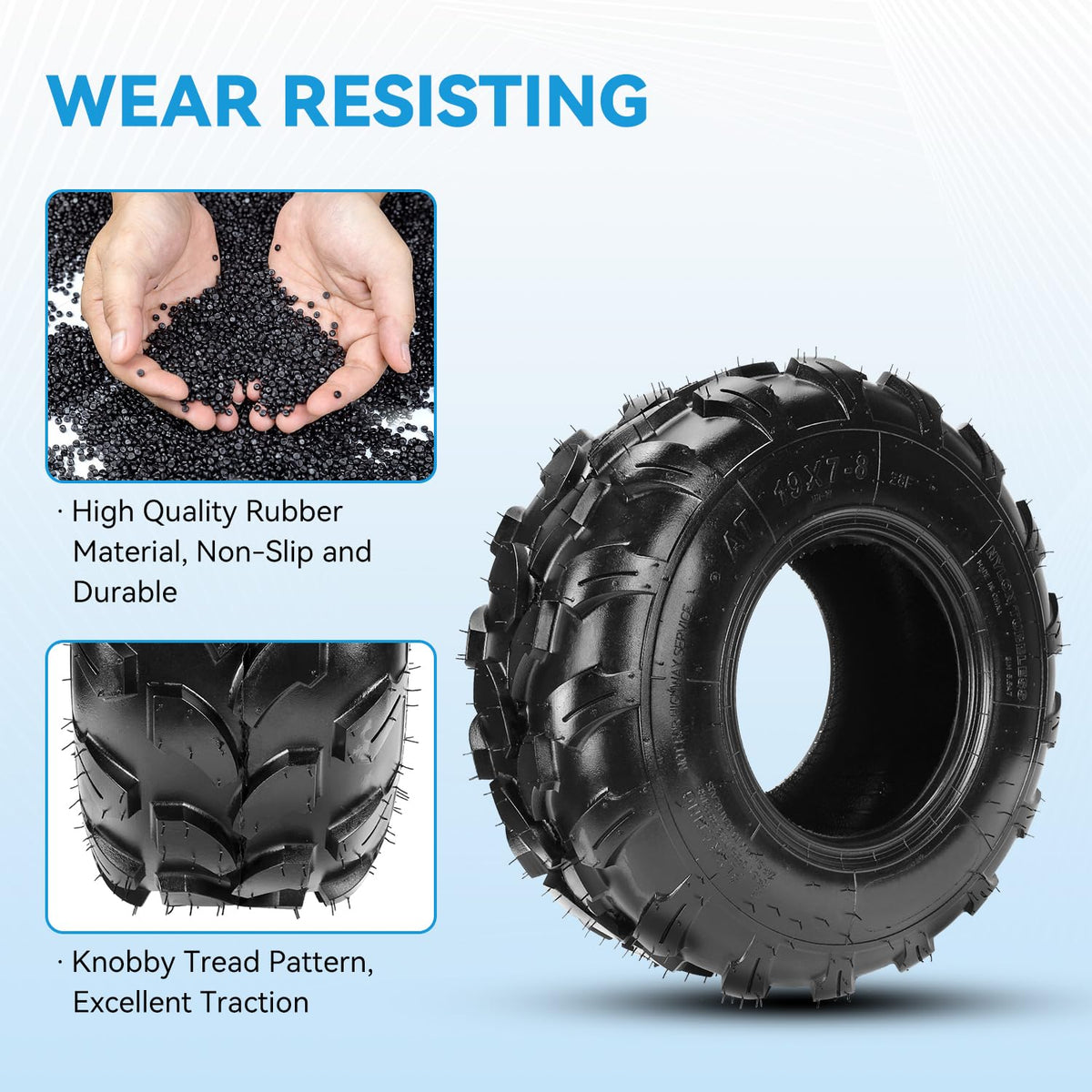 19x7-8 Tubeless Tire Z7535