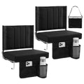 Stadium Seats with Back Support 2 Pack, Black E881143