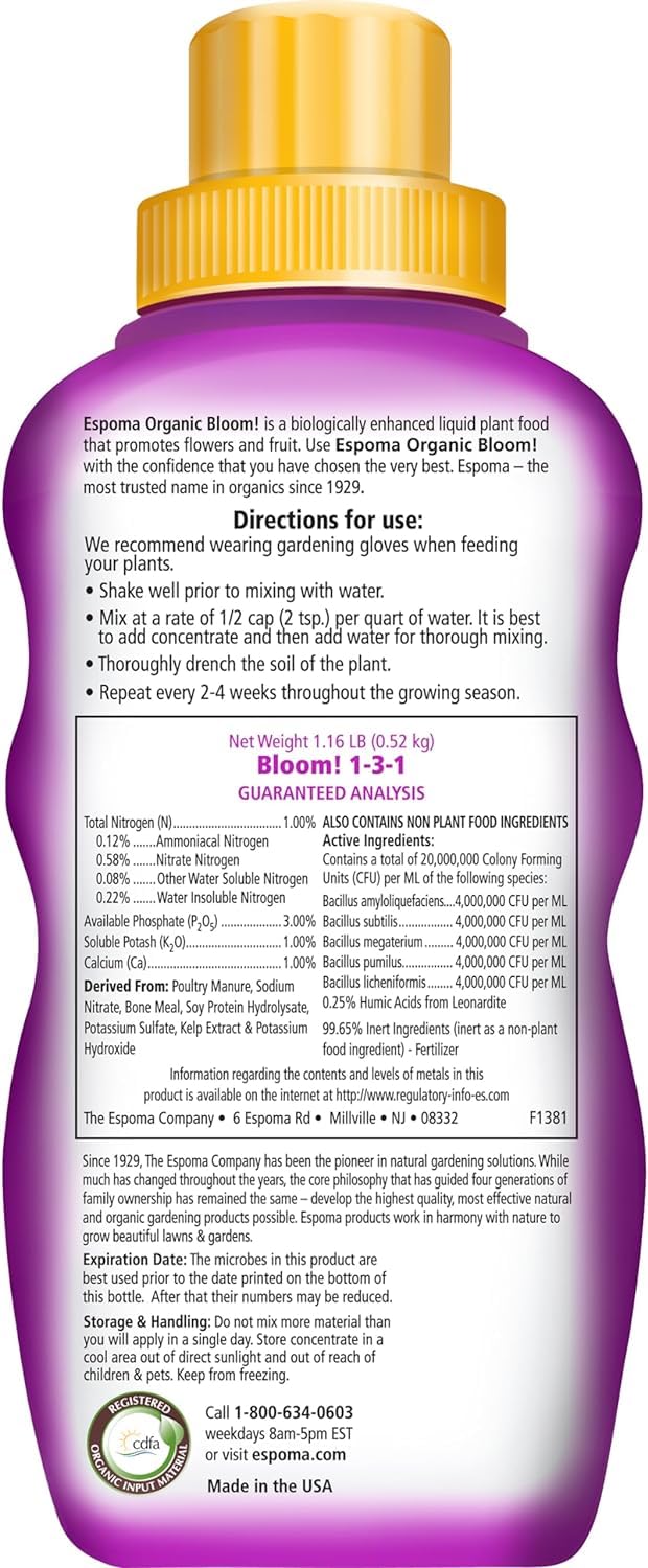 Organic Liquid Plant Food 16 Oz S699