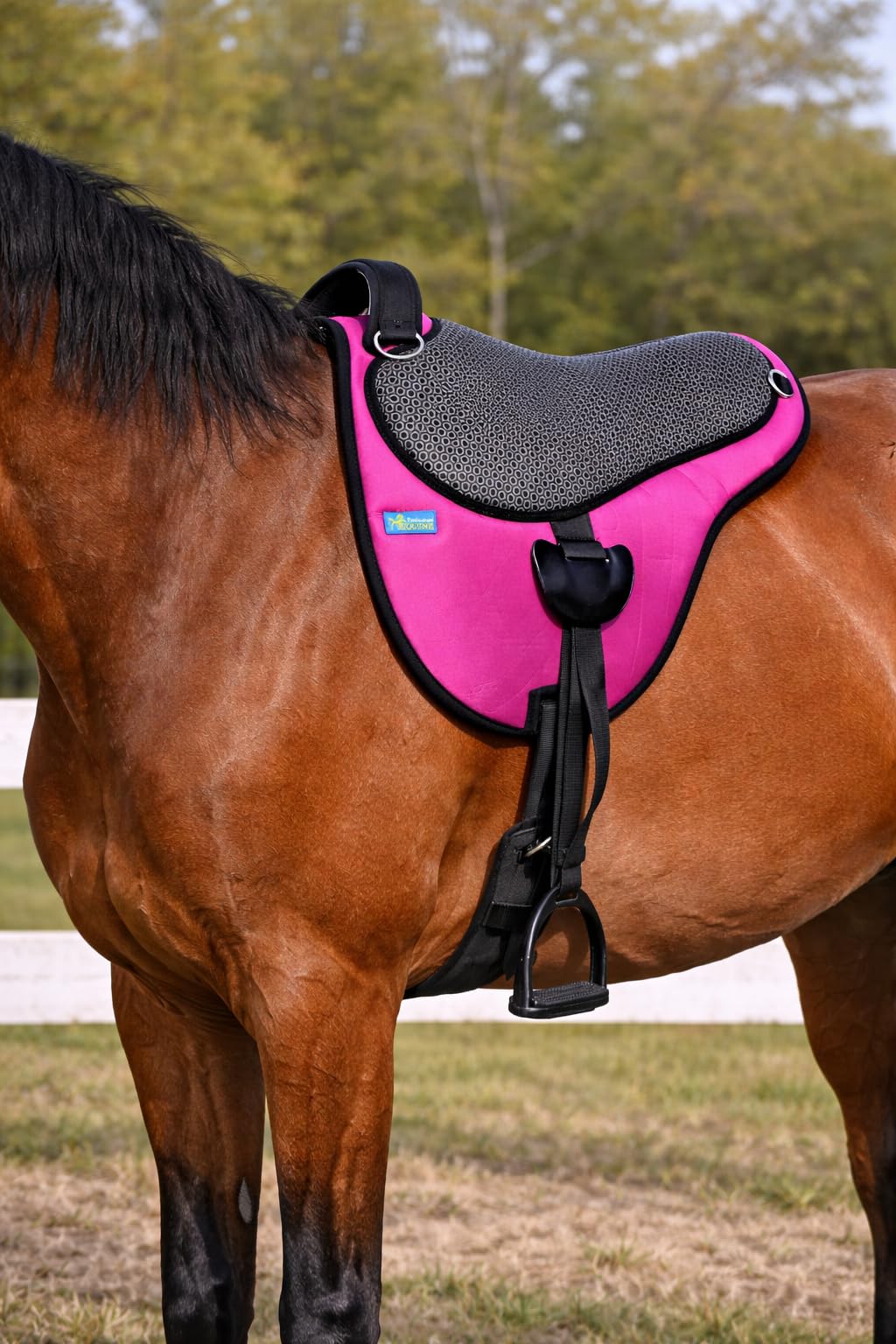 Neoprene Padded Anti-Slip Bareback Saddle Pad O11486