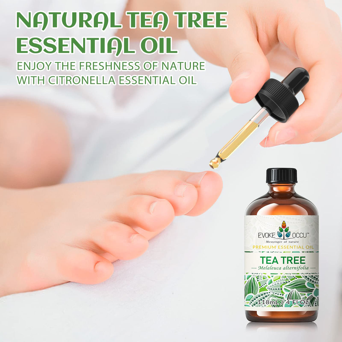 Rosemary Tea Tree Lavender Peppermint Cinnamon Essential Oil 4 FL Oz X142223
