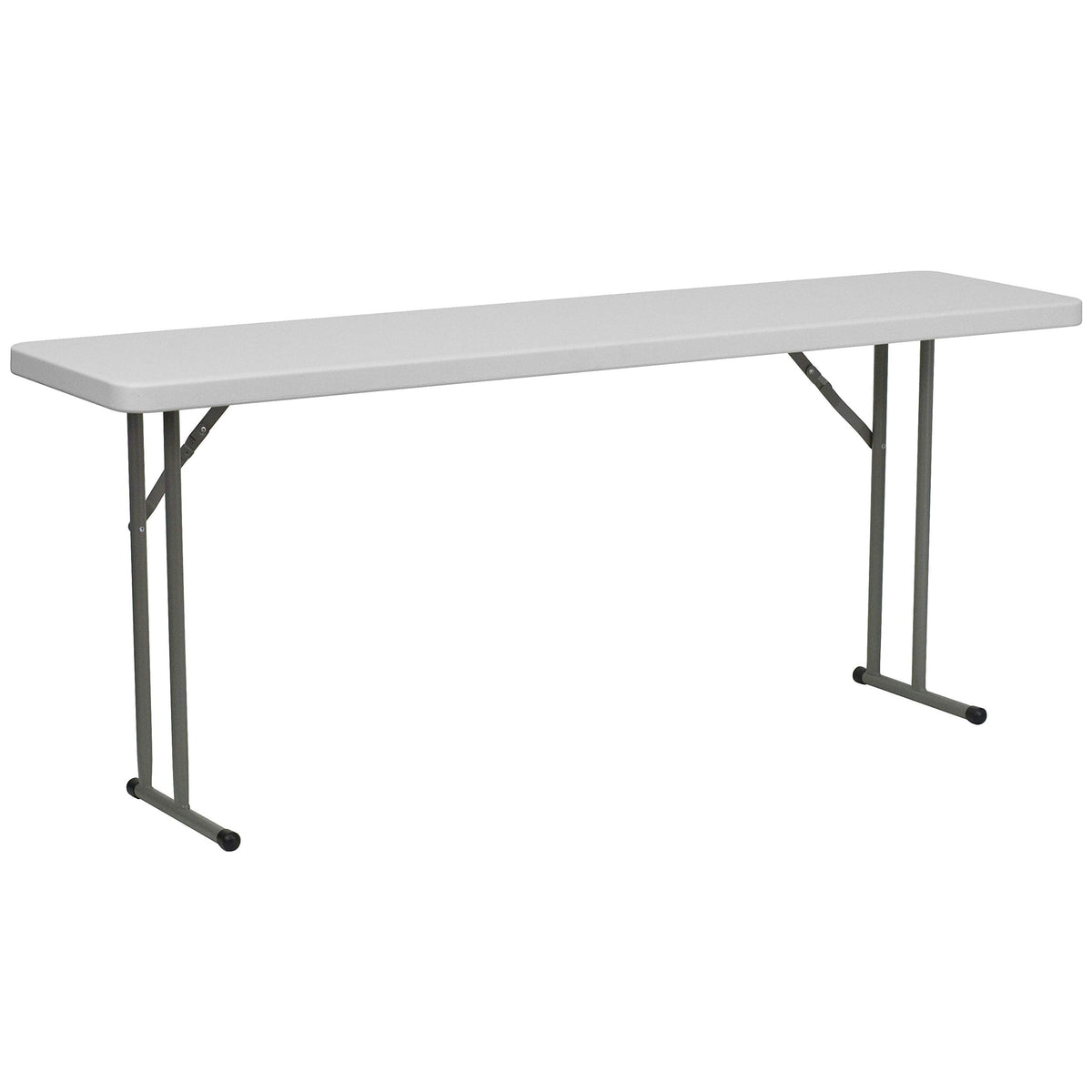 15 Pack 6-Foot Granite White Plastic Folding Training Table N86380